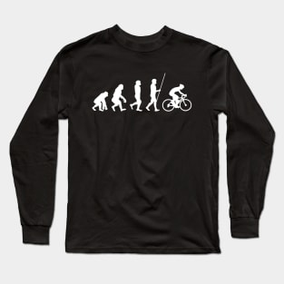 Evolution of Cycling Cyclist Long Sleeve T-Shirt